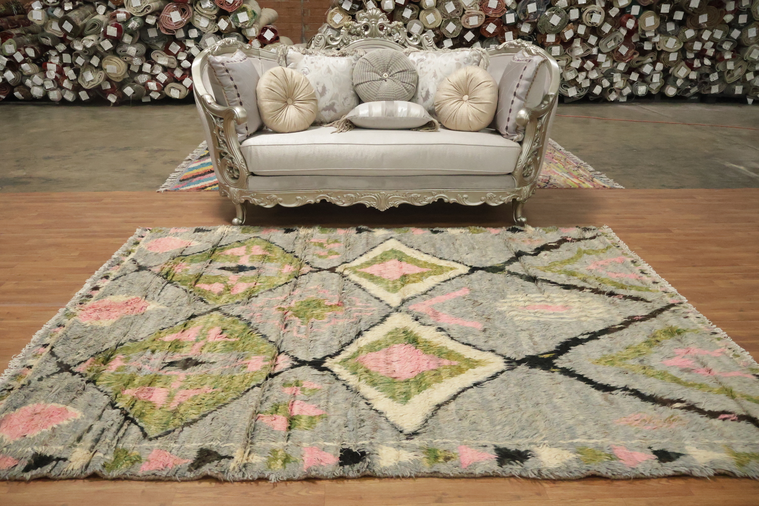 Tribal Berber Moroccan Area Rug 7x9
