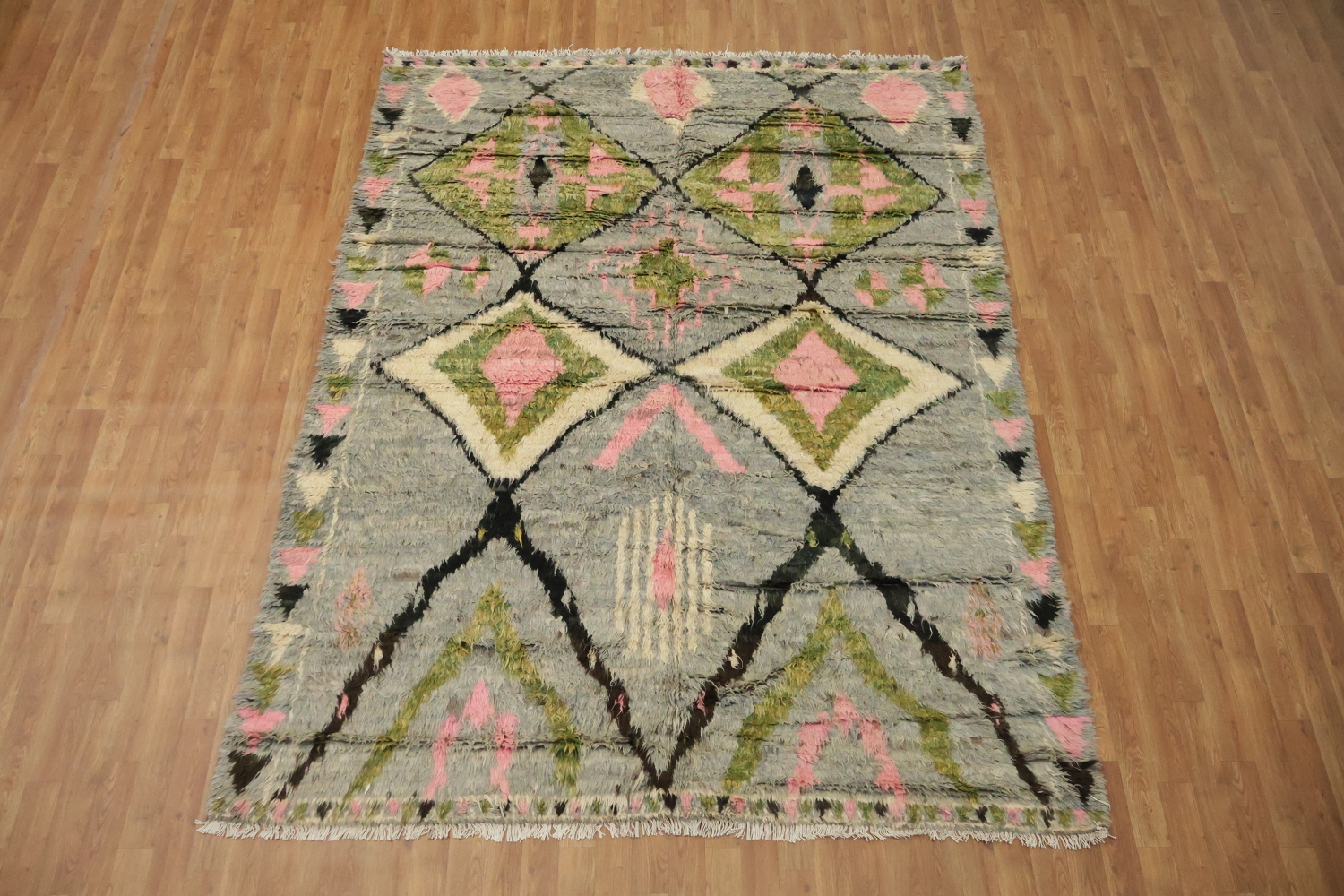 Tribal Berber Moroccan Area Rug 7x9