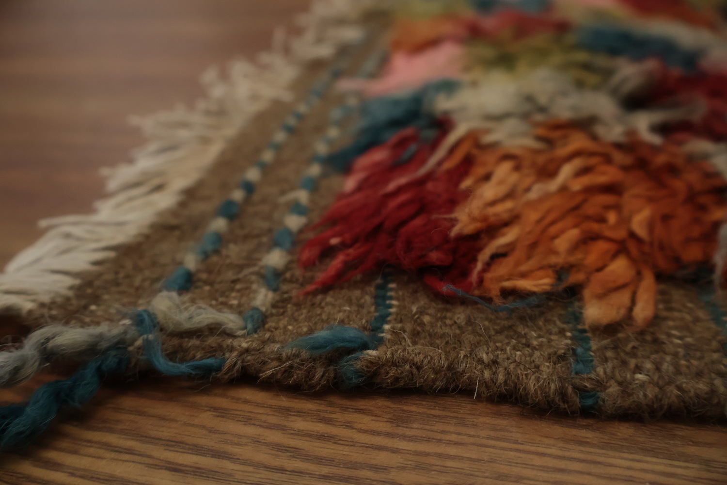 Checkered Moroccan Berber Area Rug 8x10