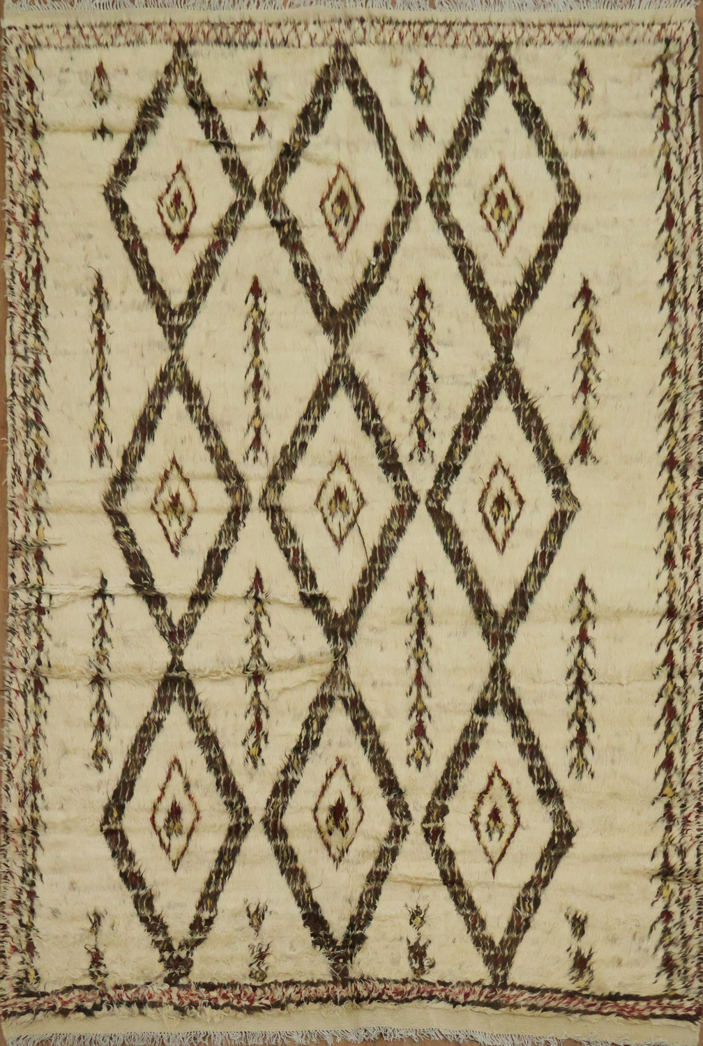 Tribal Moroccan Wool Area Rug 7x10