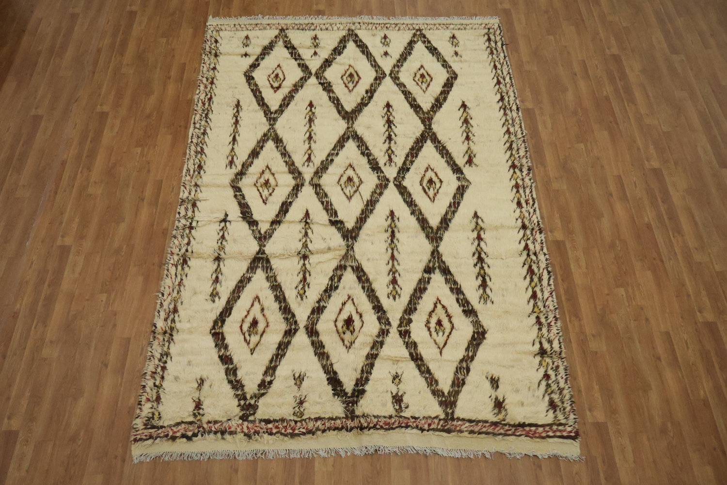 Tribal Moroccan Wool Area Rug 7x10