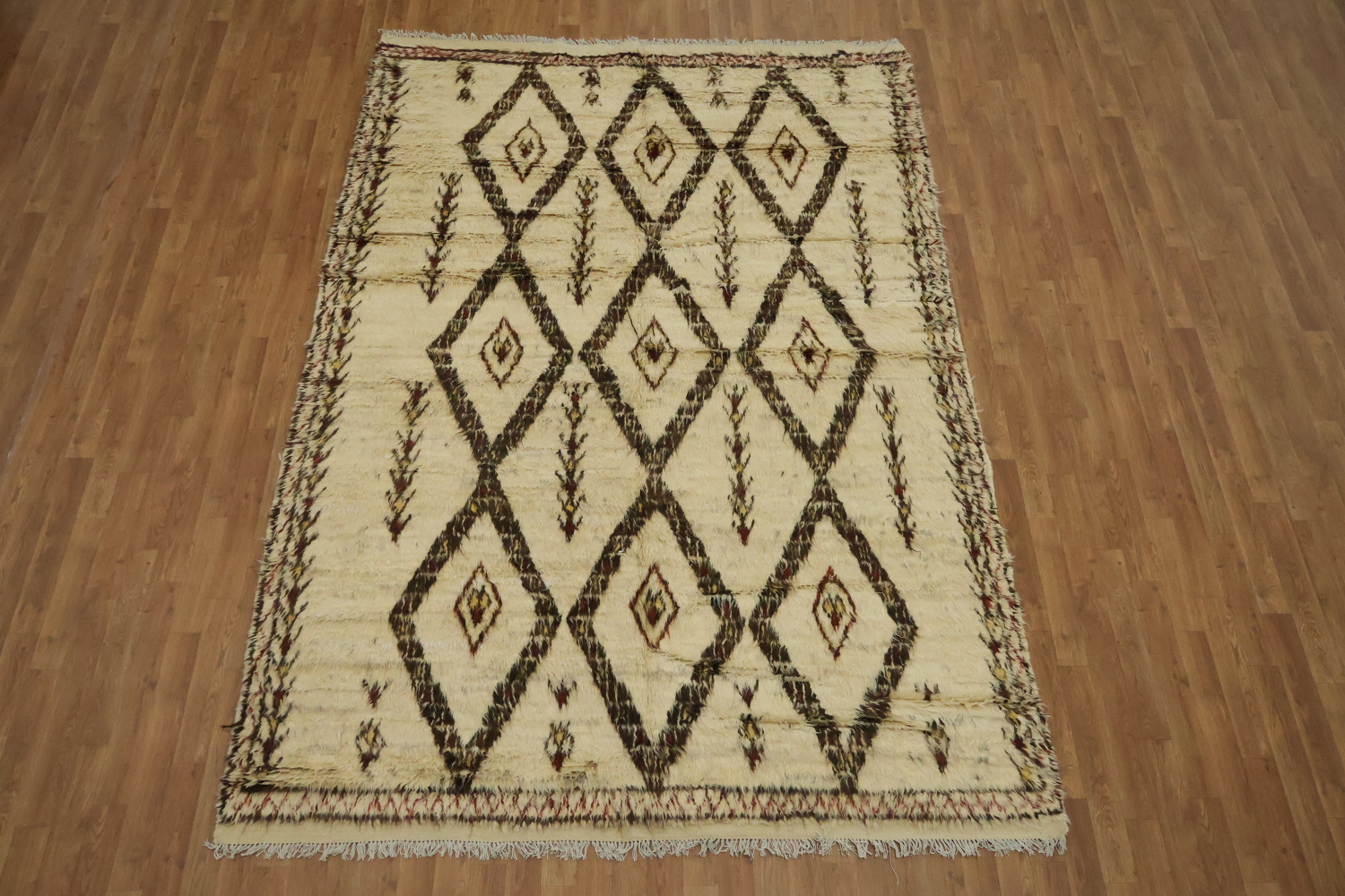 Tribal Moroccan Wool Area Rug 7x10