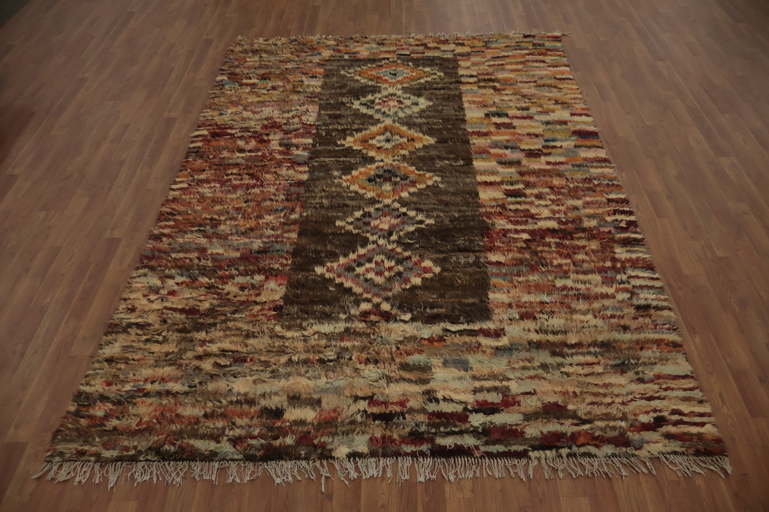 Rich Berber Moroccan Area Rug 7x10 Infusing Elegance in Home Decor