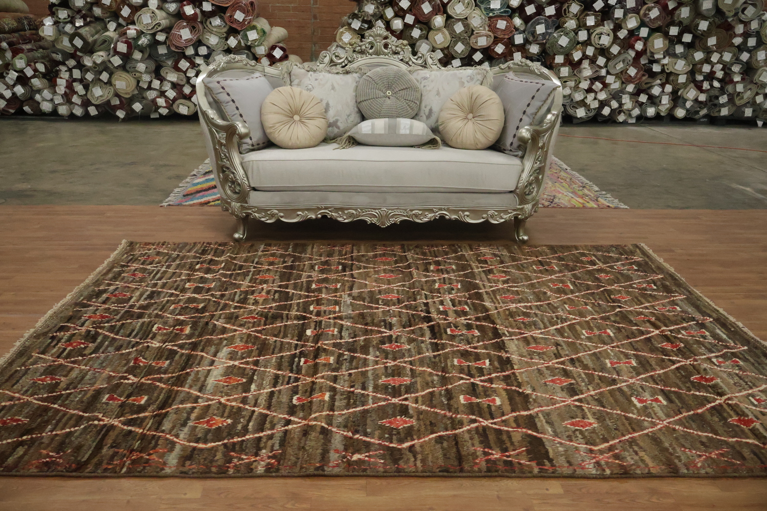 Trellis Moroccan Area Rug 7x10