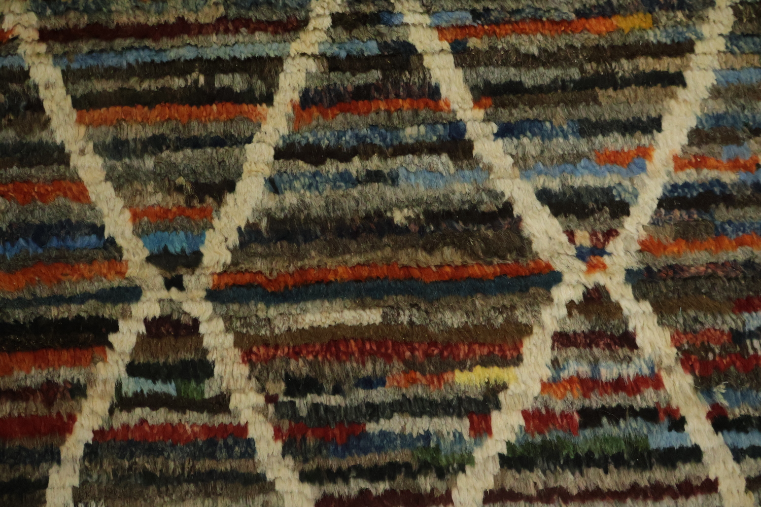 Trellis Moroccan Wool Area Rug 6x10