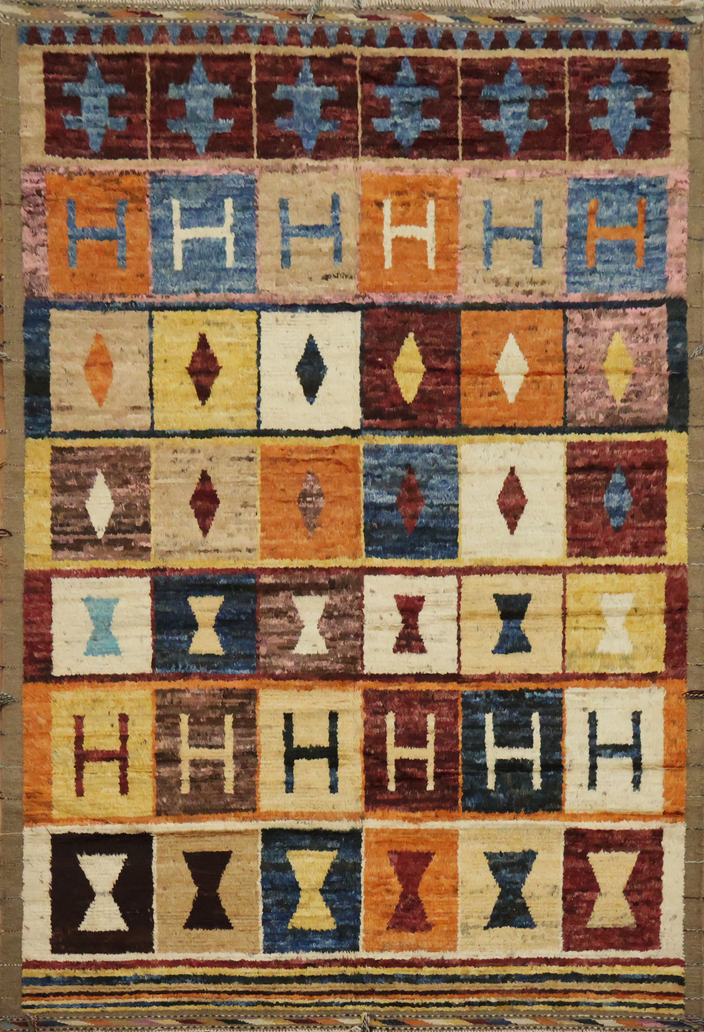 Geometric Moroccan Oriental Area Rug 7x10