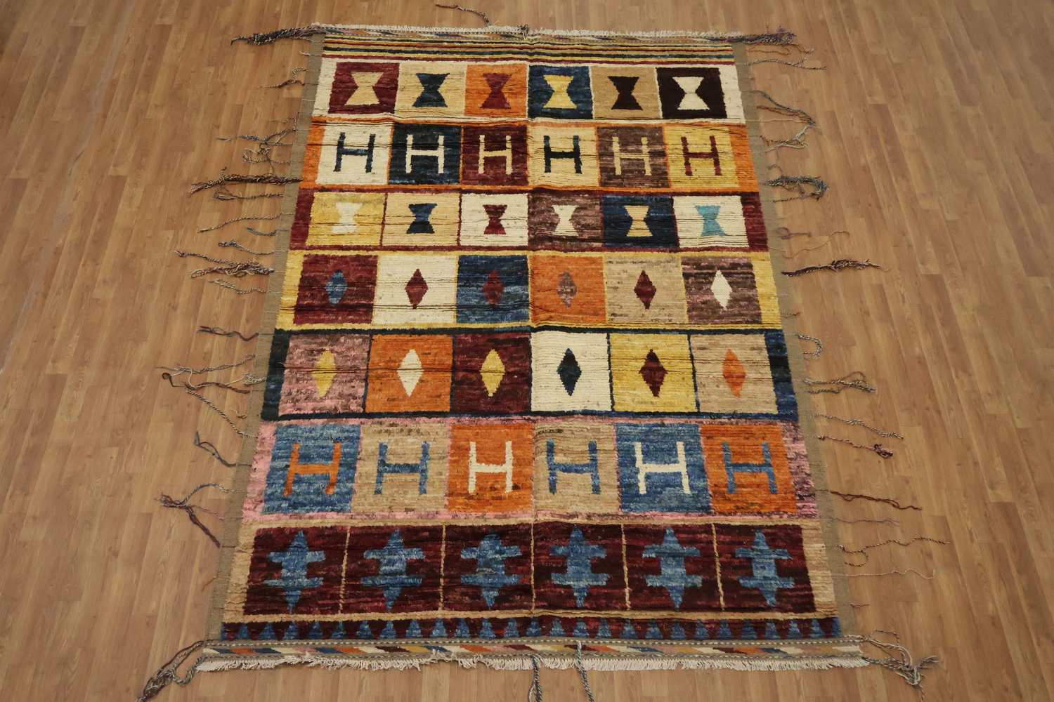 Geometric Moroccan Oriental Area Rug 7x10
