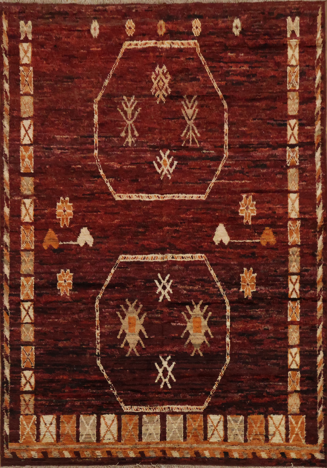 Tribal Moroccan Area Rug 7x10
