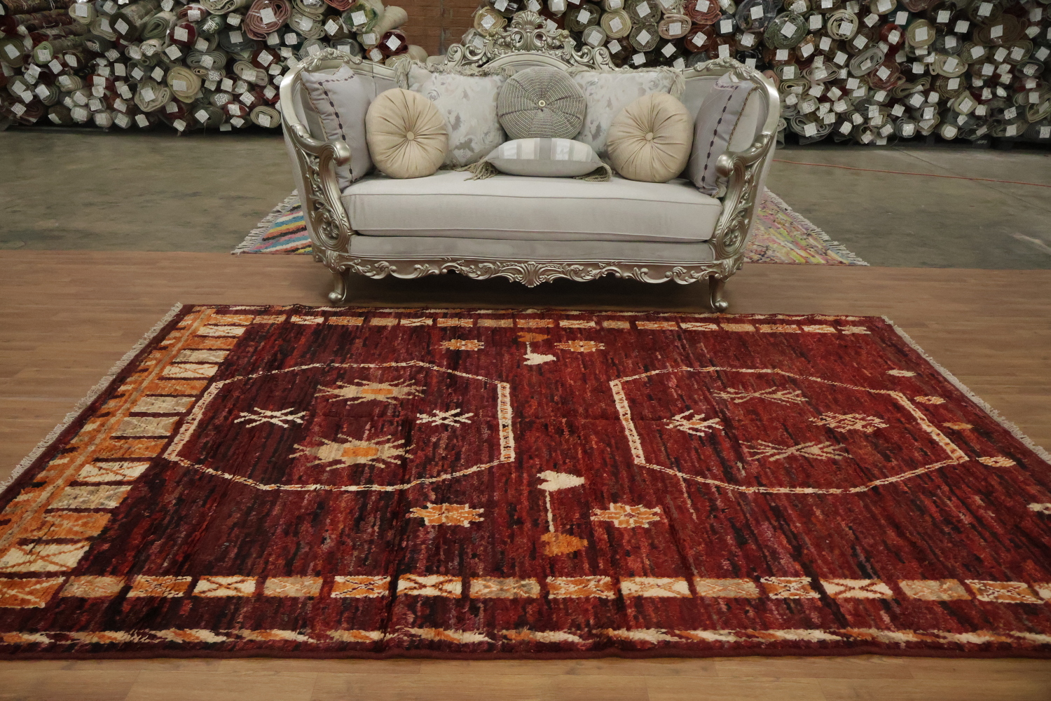 Tribal Moroccan Area Rug 7x10
