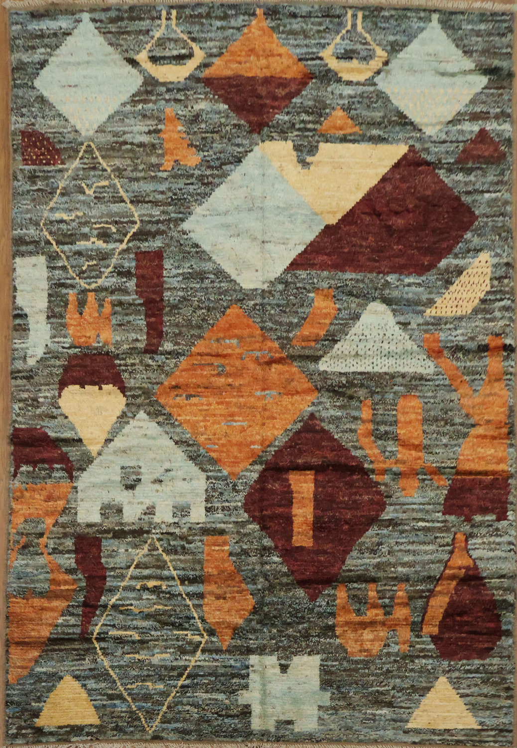 Geometric Moroccan Oriental Area Rug 7x10