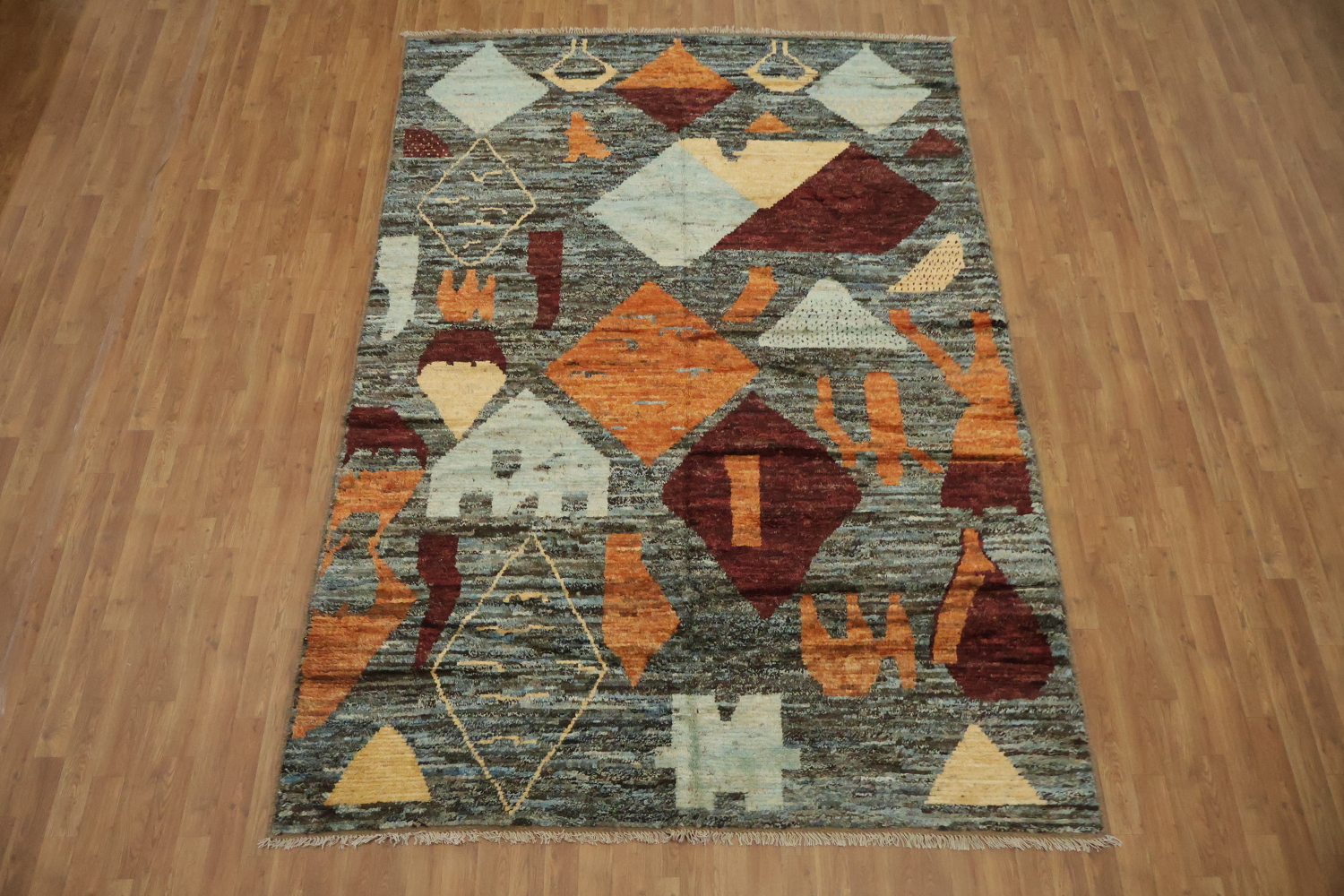 Geometric Moroccan Oriental Area Rug 7x10