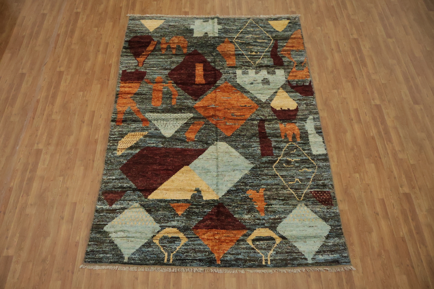 Geometric Moroccan Oriental Area Rug 7x10