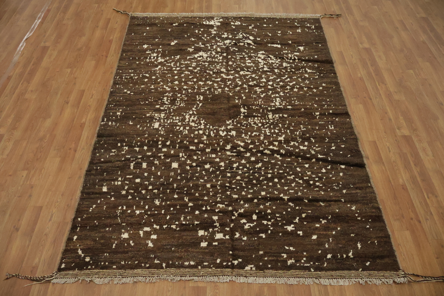 Tribal Moroccan Brown Area Rug 6x8