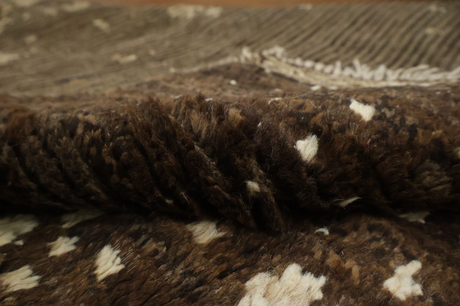Tribal Moroccan Brown Area Rug 6x8