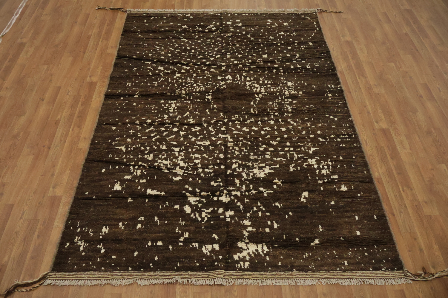 Tribal Moroccan Brown Area Rug 6x8