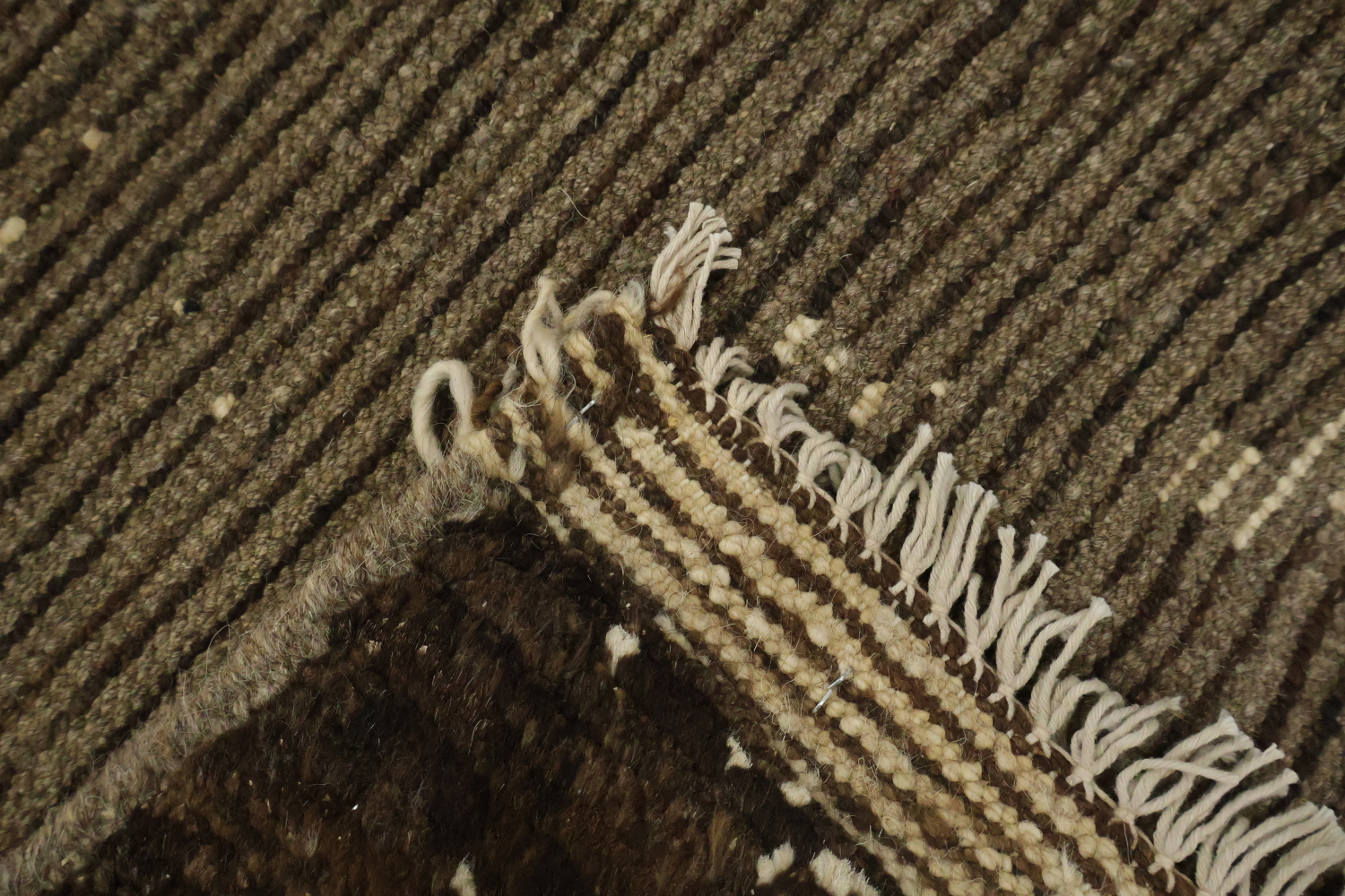 Tribal Moroccan Brown Area Rug 6x8