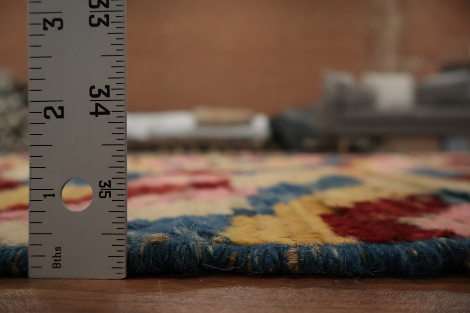 Art-Inspired Moroccan Area Rug 7x10 with Dynamic Shapes and Hues