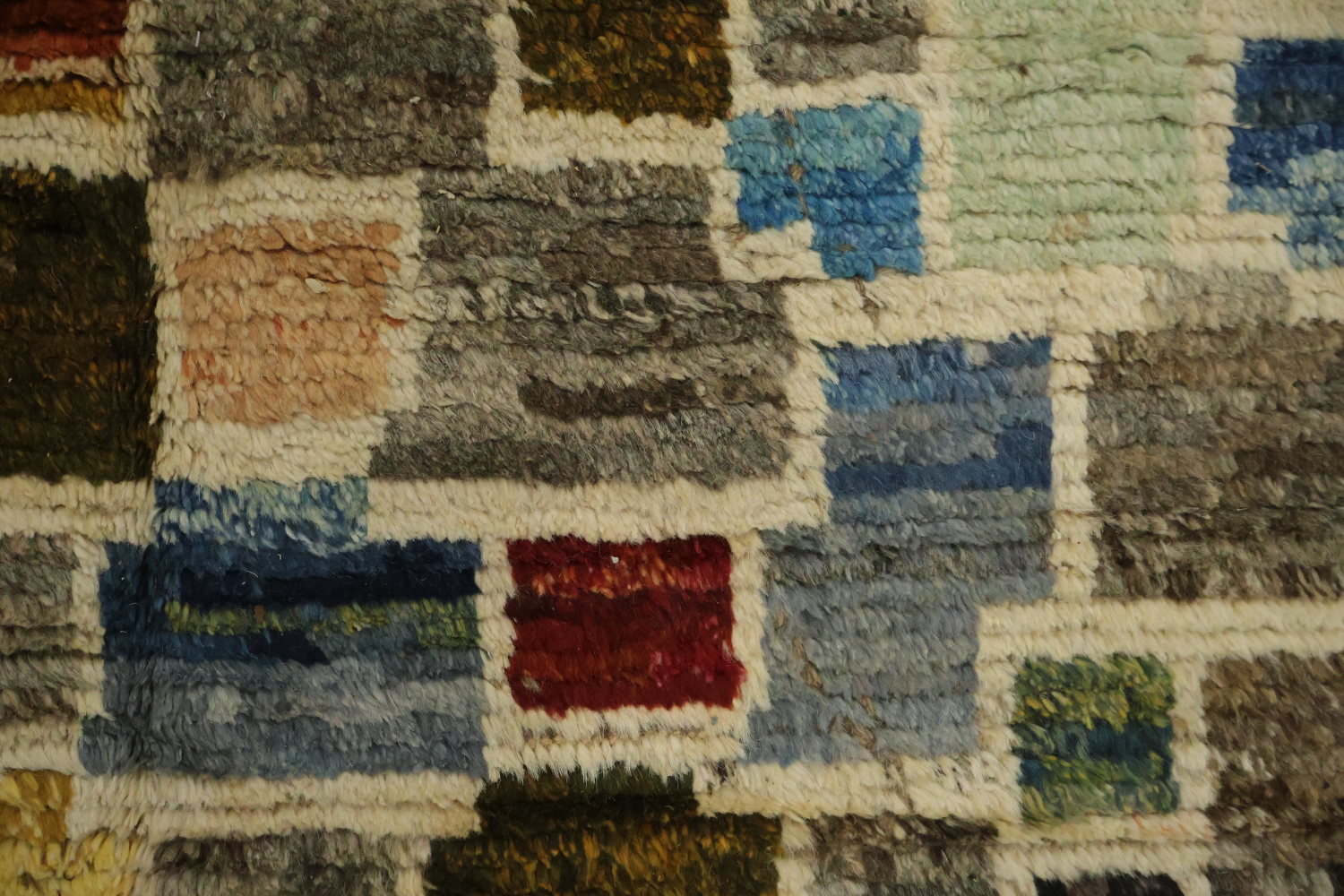 All-Over Wool Moroccan Area Rug 5x8