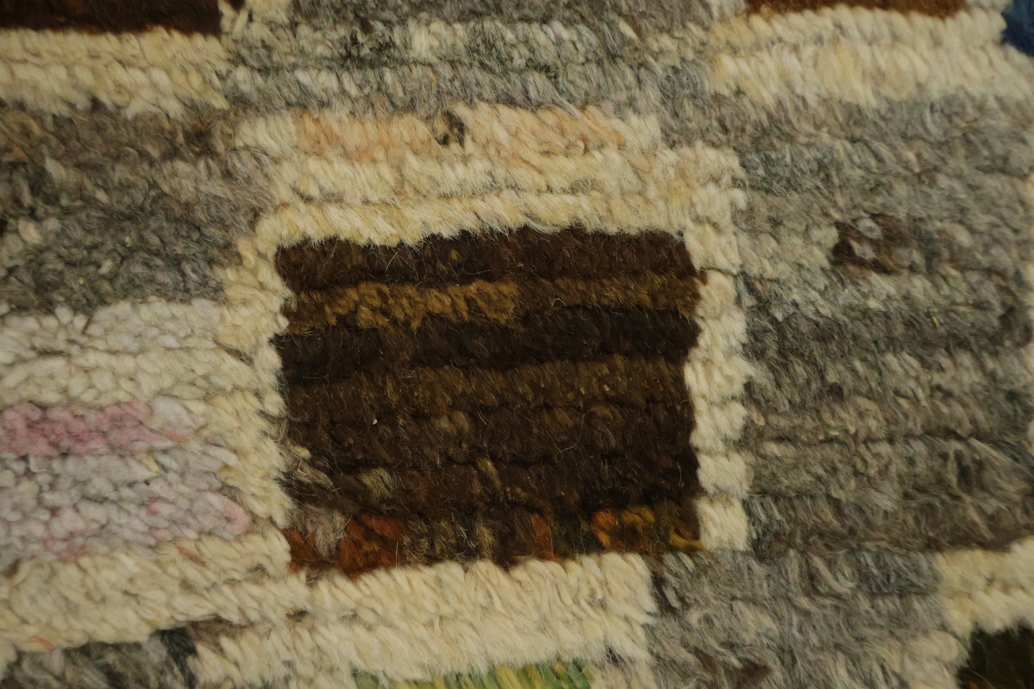 All-Over Wool Moroccan Area Rug 5x8