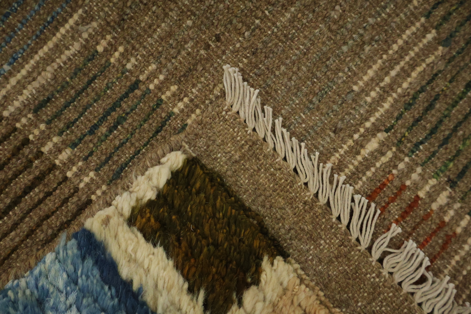 All-Over Wool Moroccan Area Rug 5x8