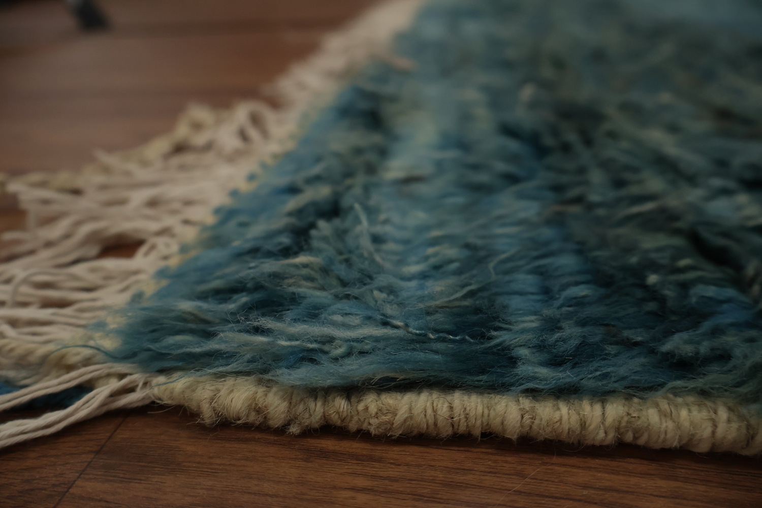 Three-Toned Rustic Moroccan Area Rug 7x10 Earthy Hues for Cozy Home