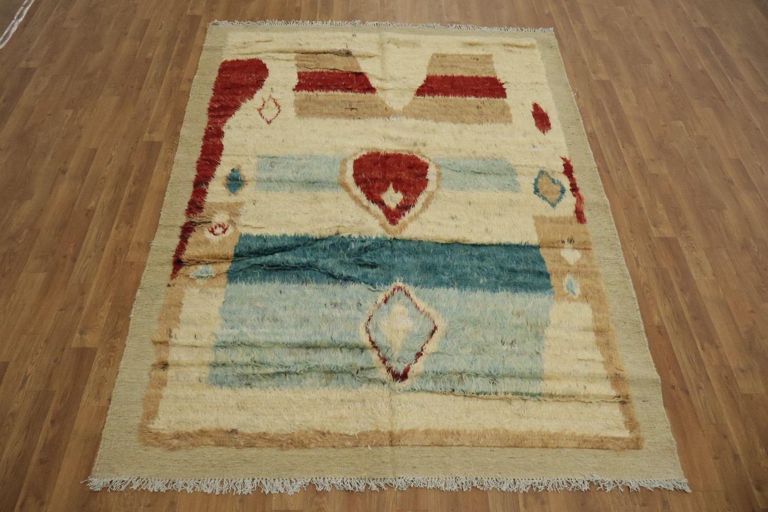 Berber Moroccan Tribal Area Rug 6x8