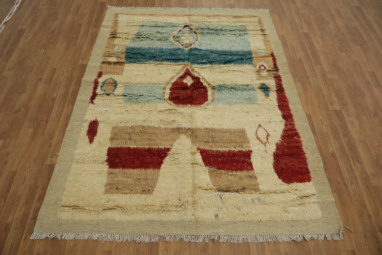 Berber Moroccan Tribal Area Rug 6x8