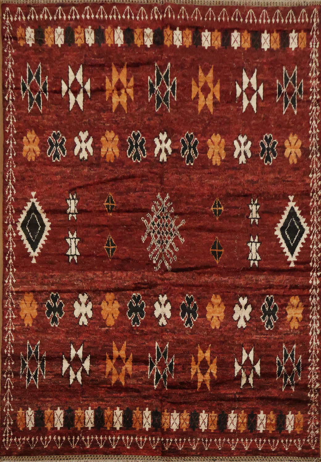 Tribal Moroccan Area Rug 7x10