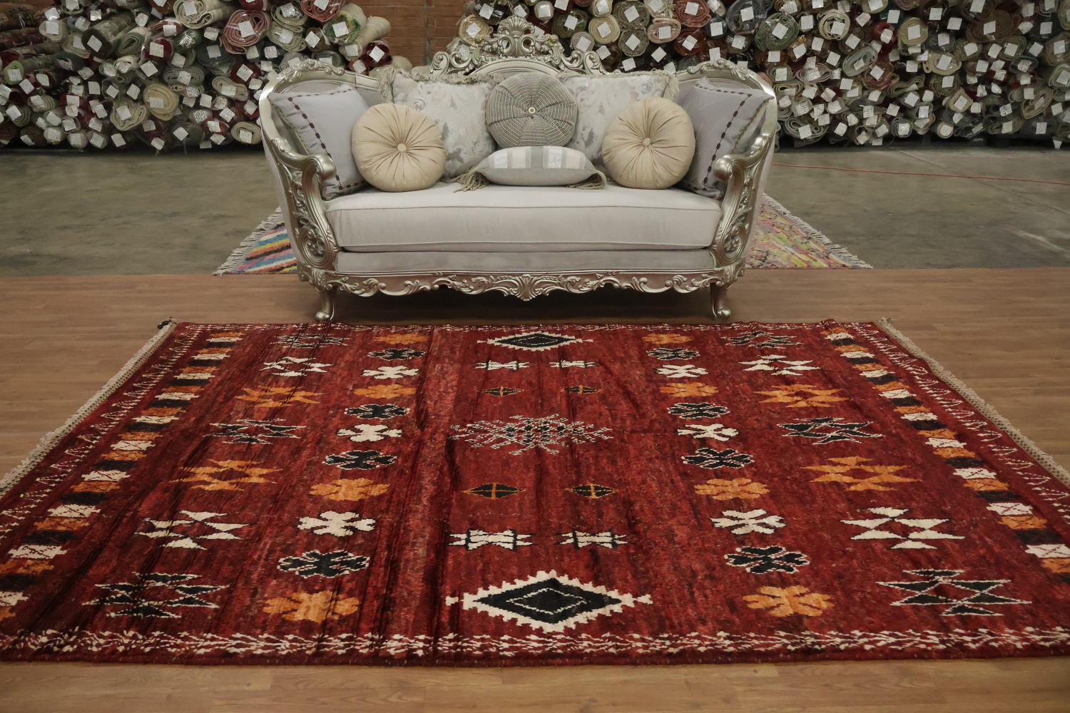 Tribal Moroccan Area Rug 7x10