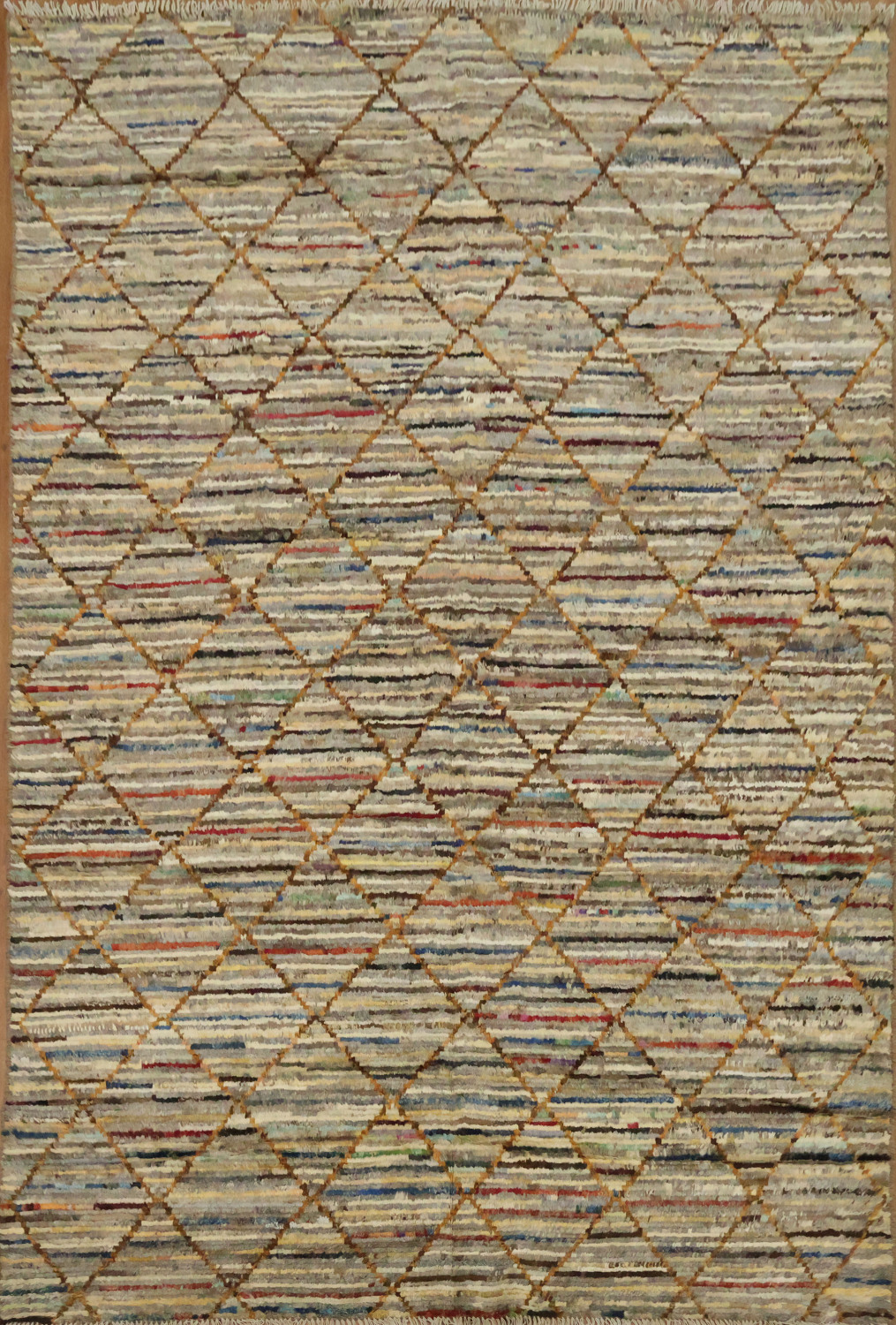 Trellis Moroccan Wool Area Rug 7x10