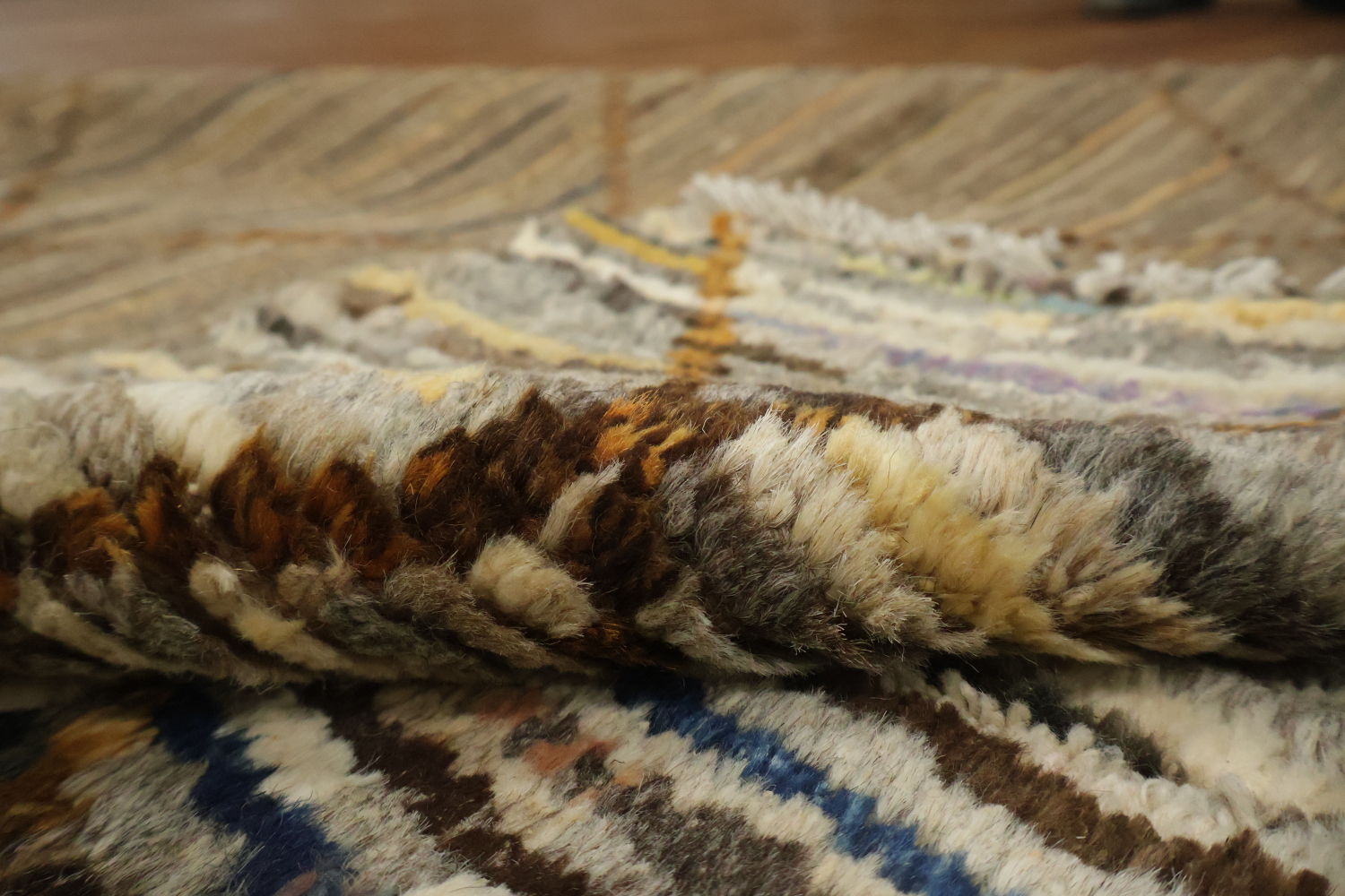 Trellis Moroccan Wool Area Rug 7x10