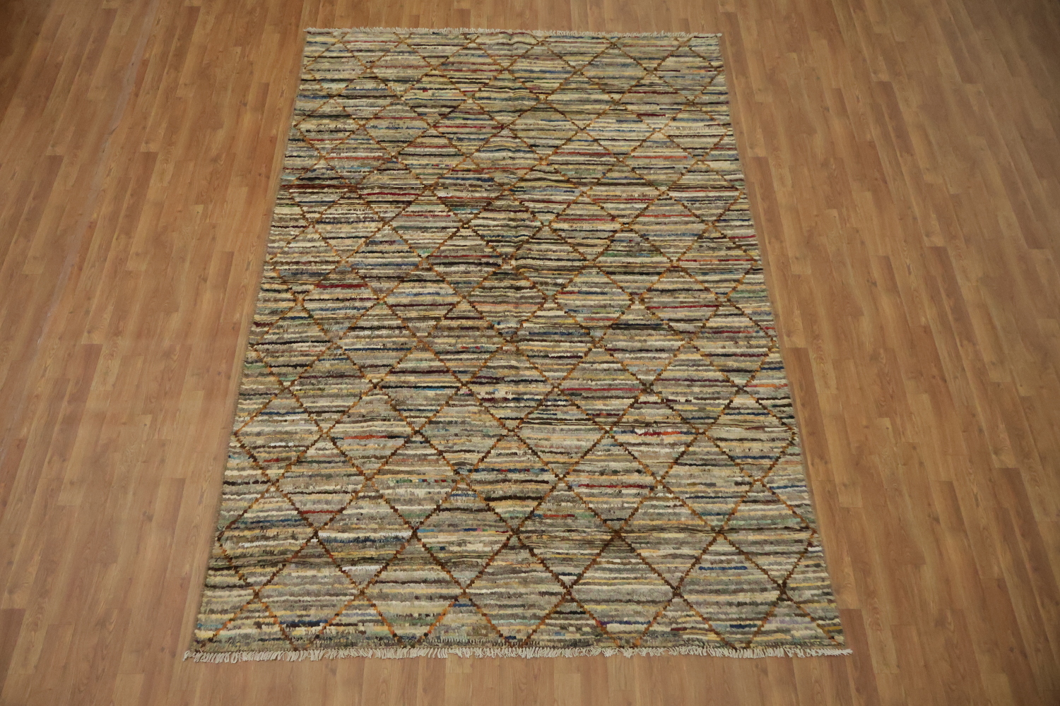 Trellis Moroccan Wool Area Rug 7x10