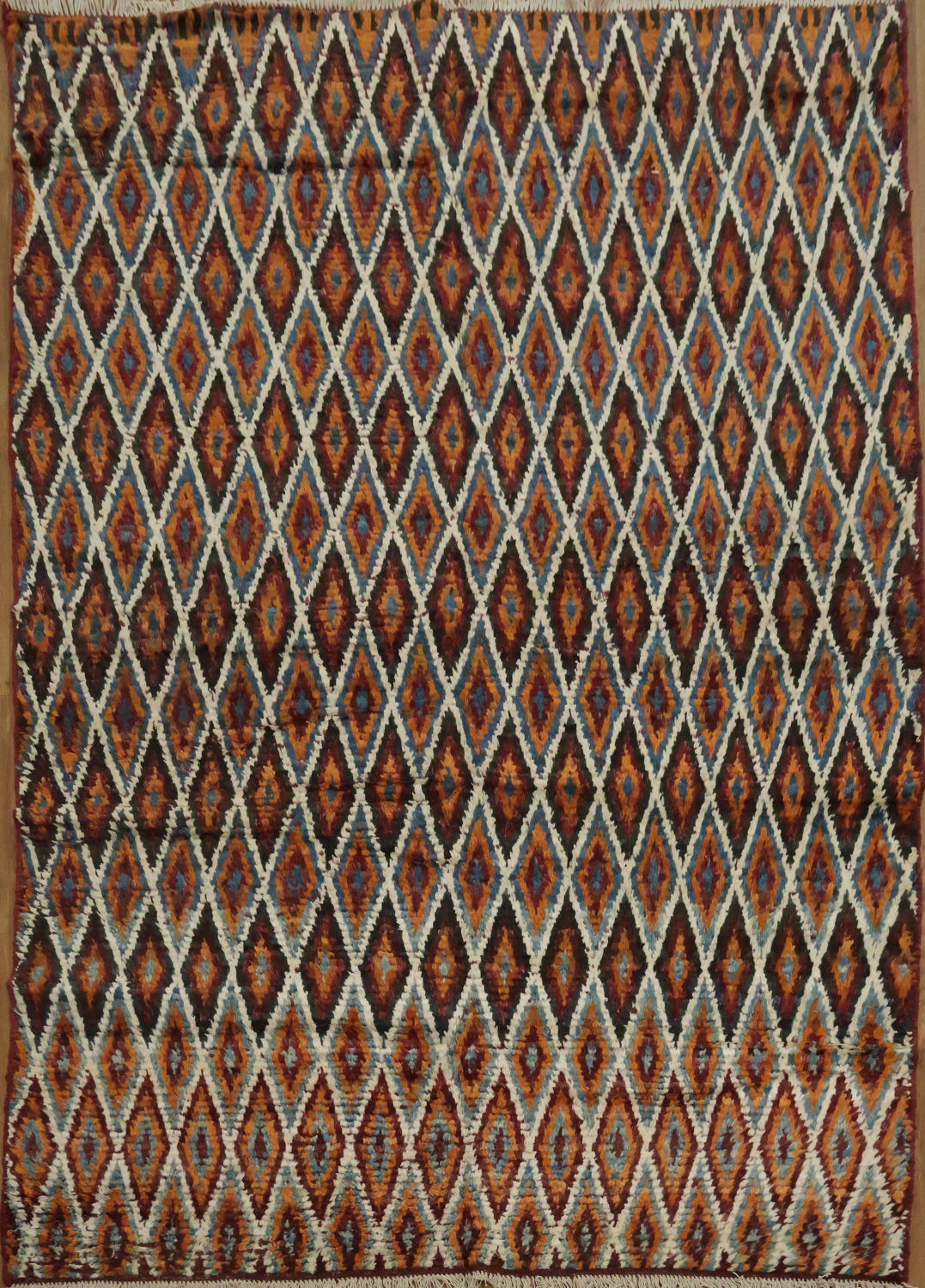 Trellis Moroccan Wool Area Rug 6x8