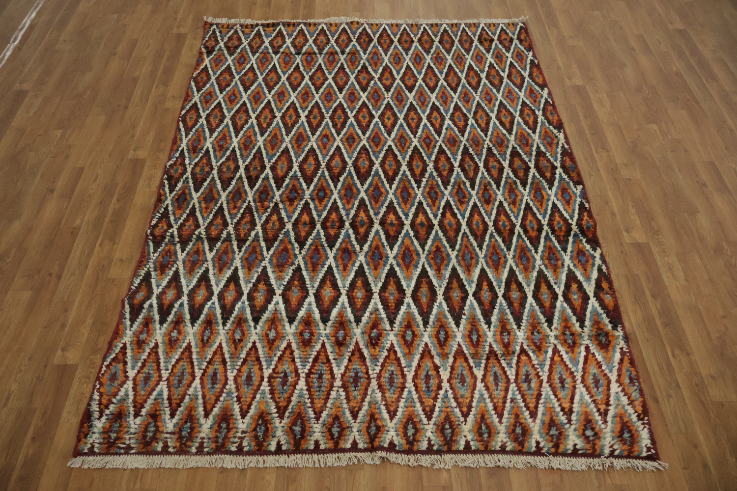 Trellis Moroccan Wool Area Rug 6x8