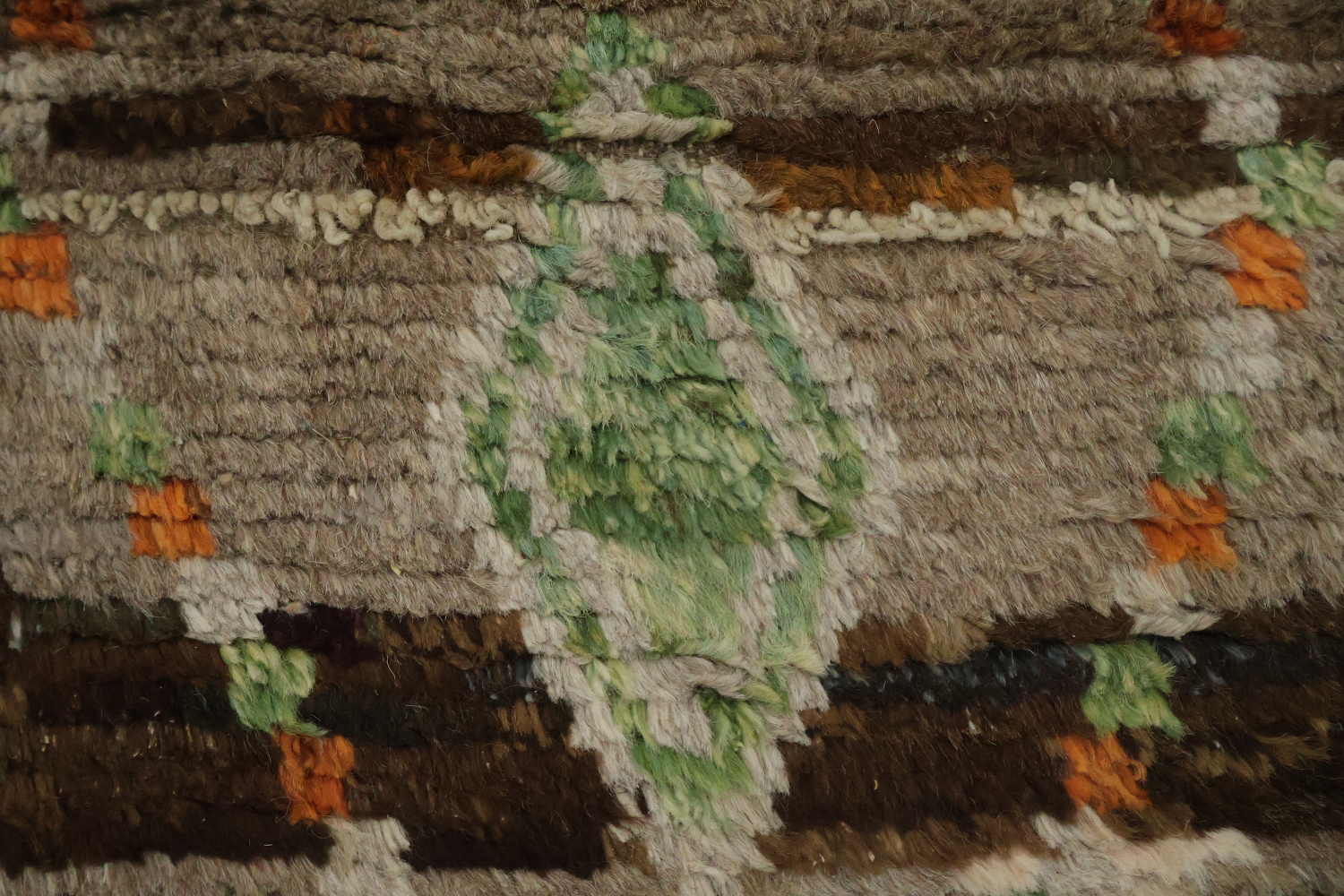 Checkered Moroccan Area Rug 7x10