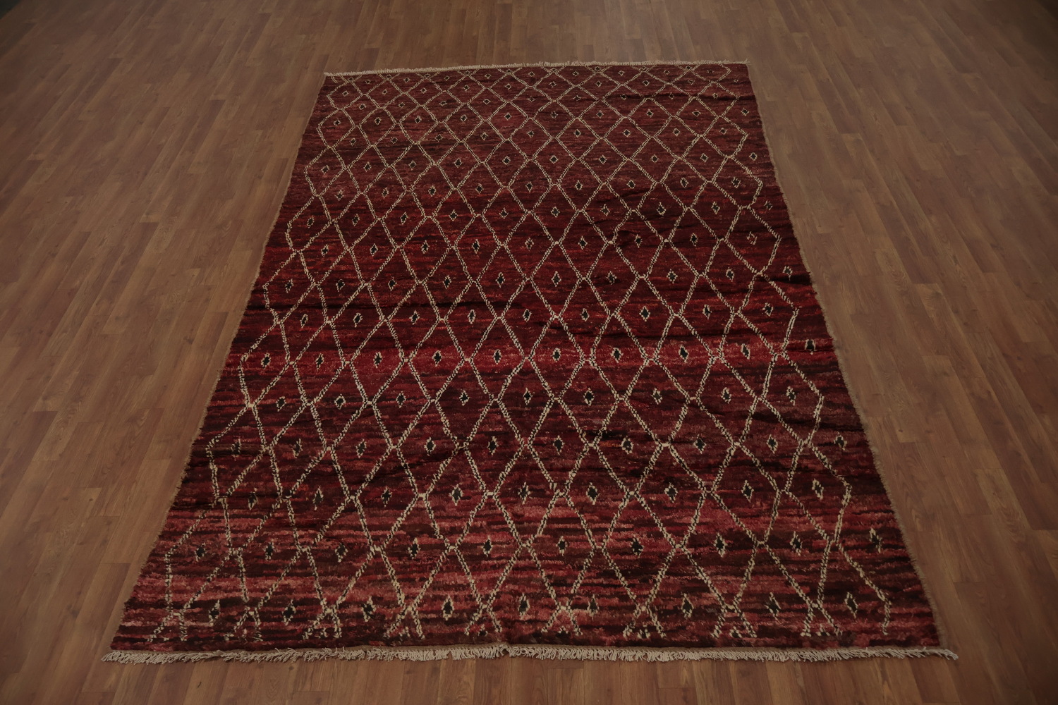 Elegant Diamond Moroccan Area Rug 7x10 for Stylish Interiors