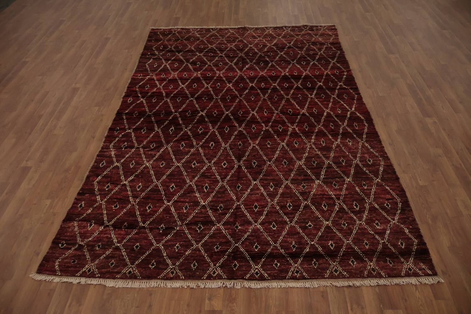 Elegant Diamond Moroccan Area Rug 7x10 for Stylish Interiors