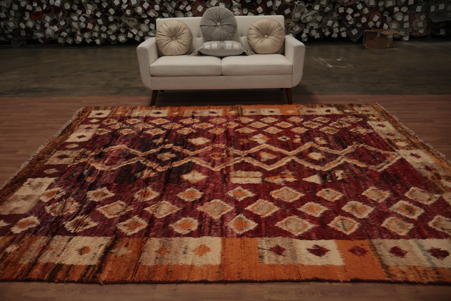 Earth-Inspired Berber Moroccan Area Rug 8x10 Add Warmth to Any Room
