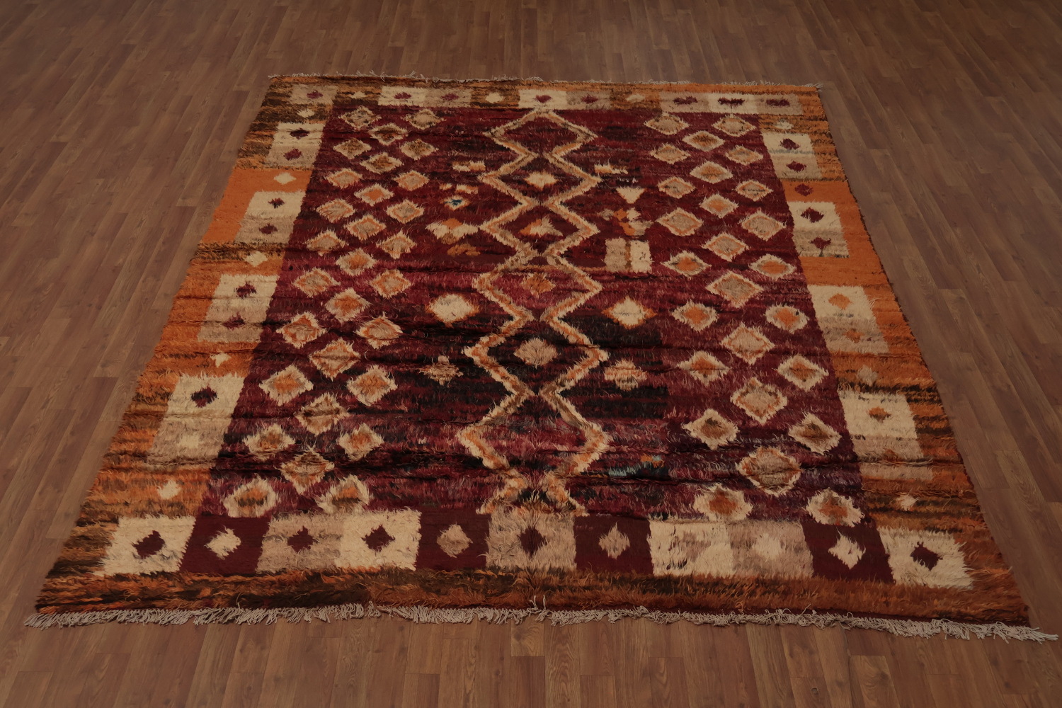 Earth-Inspired Berber Moroccan Area Rug 8x10 Add Warmth to Any Room