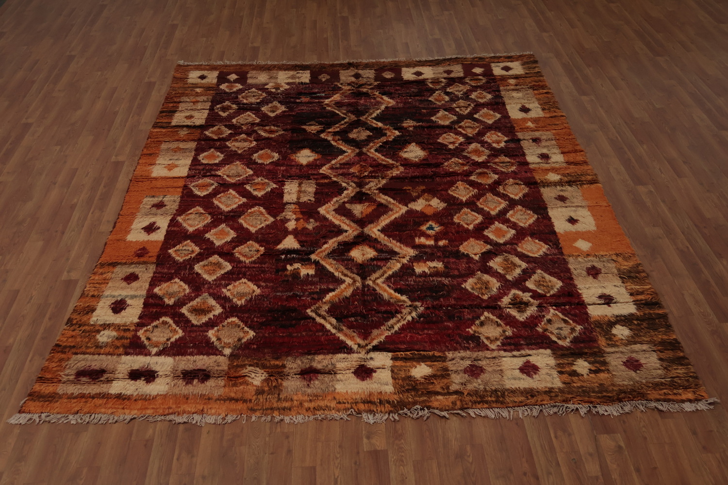 Earth-Inspired Berber Moroccan Area Rug 8x10 Add Warmth to Any Room