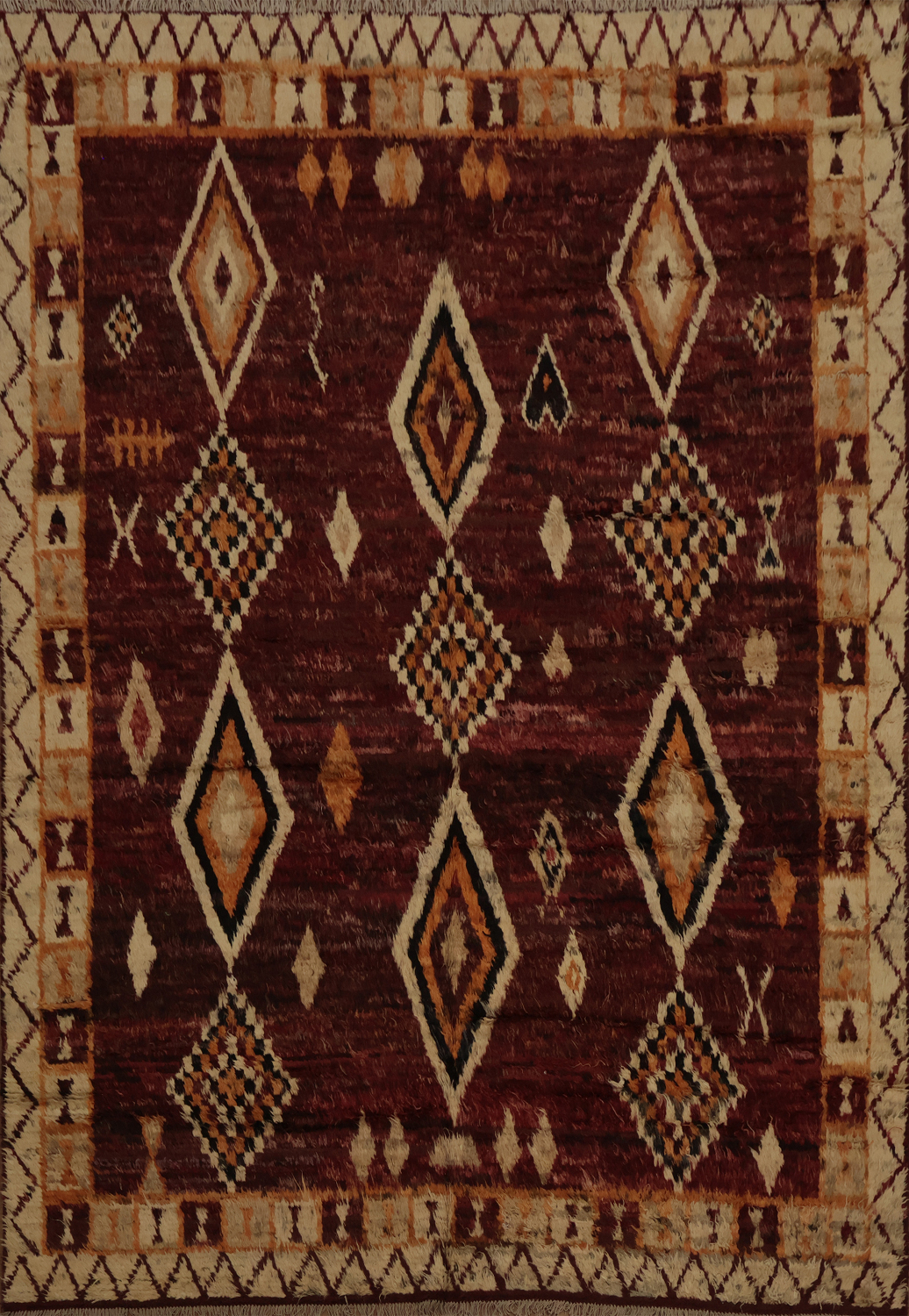Artistic Flair Exquisite Handcrafted Berber Moroccan Area Rug 8x10