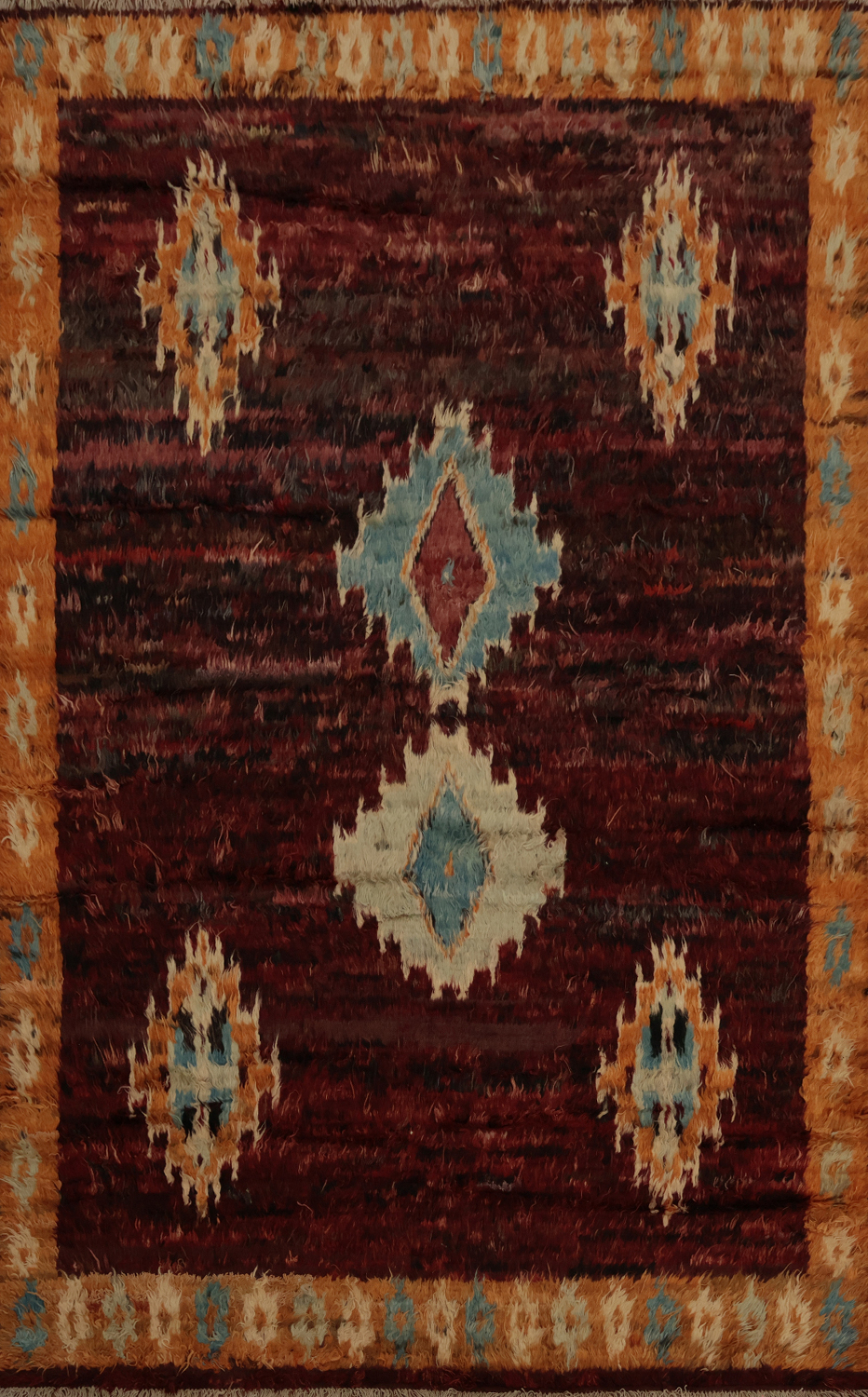 Berber Moroccan Wool Area Rug 7x10