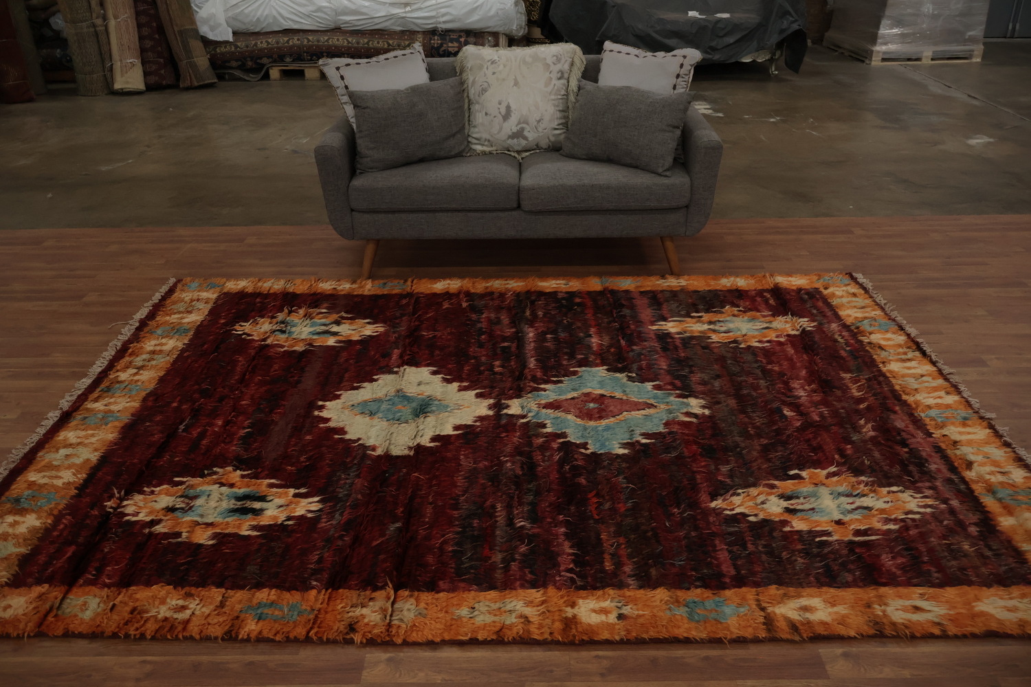 Berber Moroccan Wool Area Rug 7x10