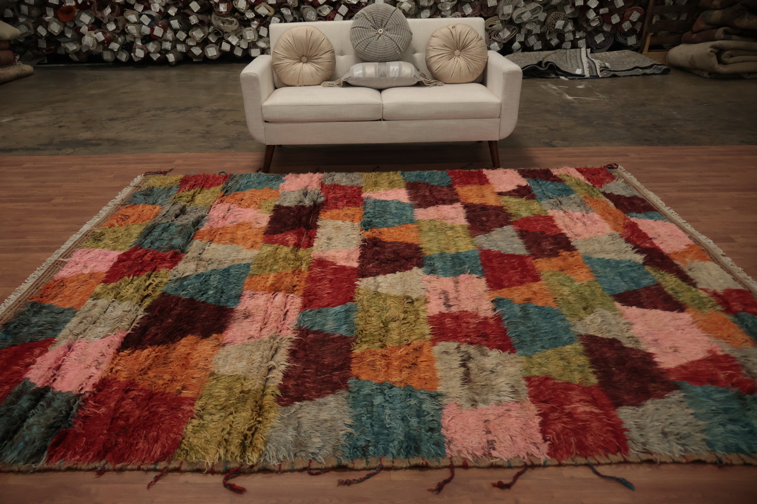 Cozy Shag Berber Moroccan Area Rug 8x10 Enhancing Home Decor