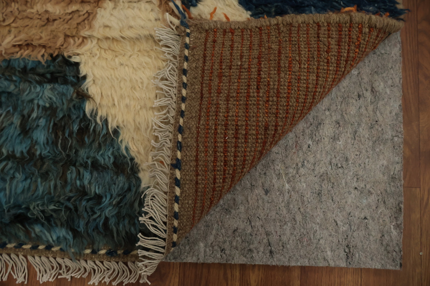 Eye-Catching Moroccan Berber Area Rug 7x10 with Bold Multicolor Patterns