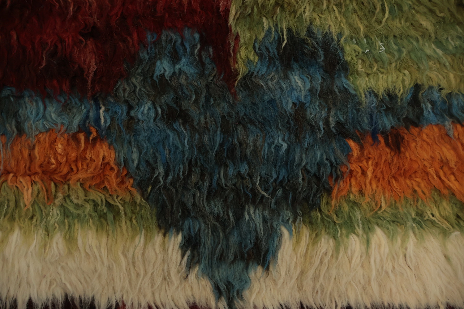 Eye-Catching Moroccan Berber Area Rug 7x10 with Bold Multicolor Patterns