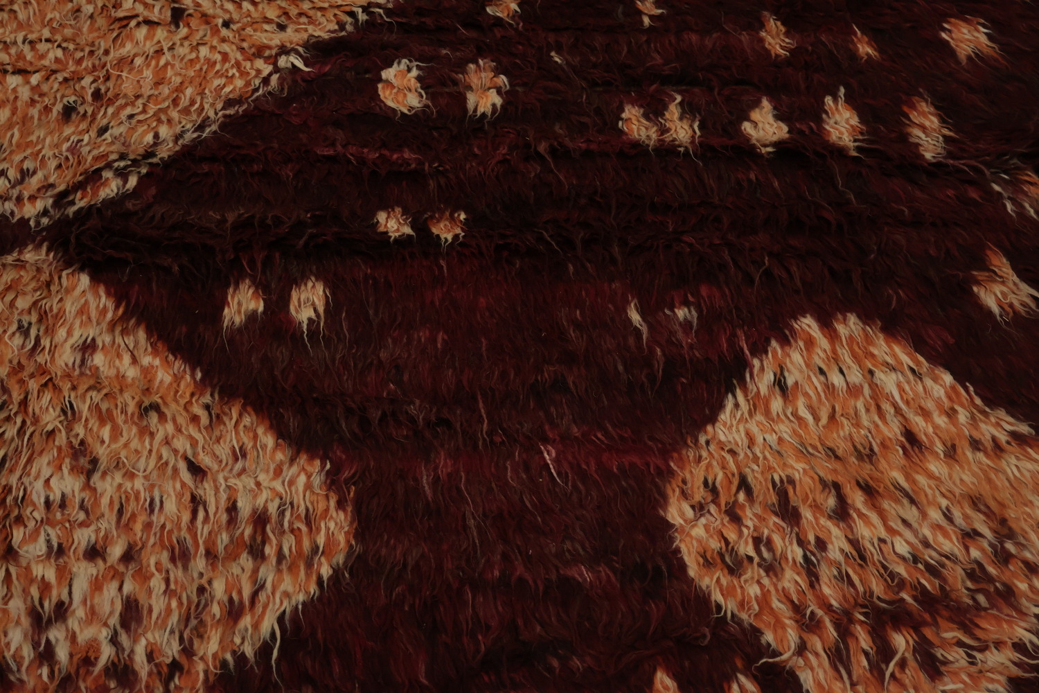 Artisan Made Moroccan Large Area Rug 10x13 in Rich Earthy Hues