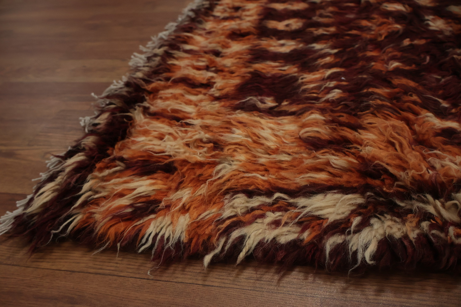 Artisan Made Moroccan Large Area Rug 10x13 in Rich Earthy Hues