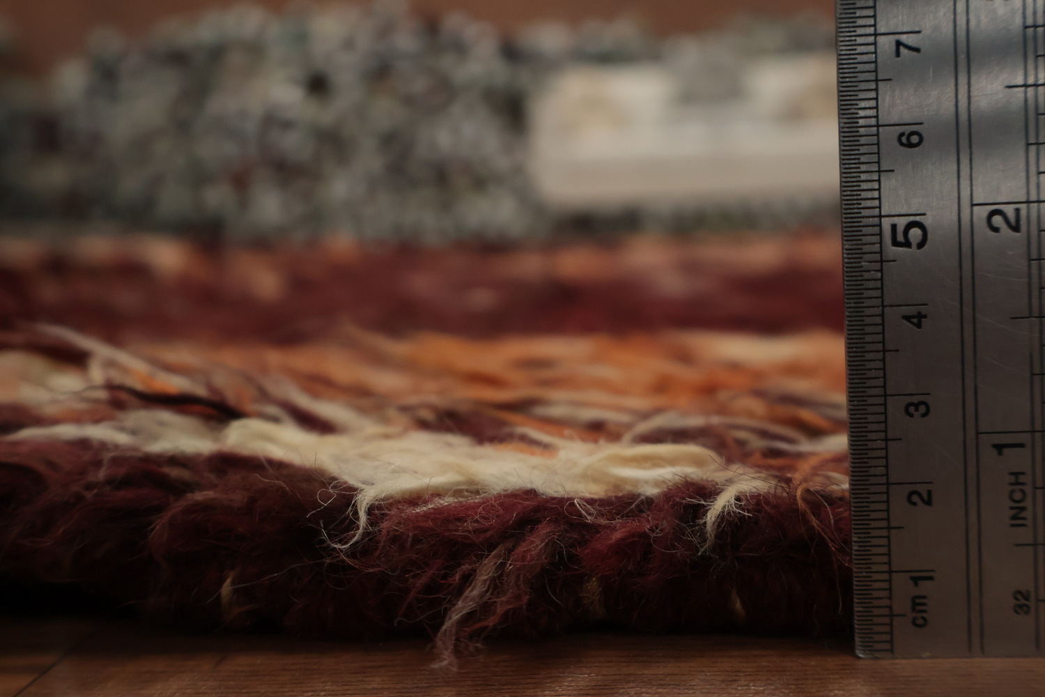 Artisan Made Moroccan Large Area Rug 10x13 in Rich Earthy Hues
