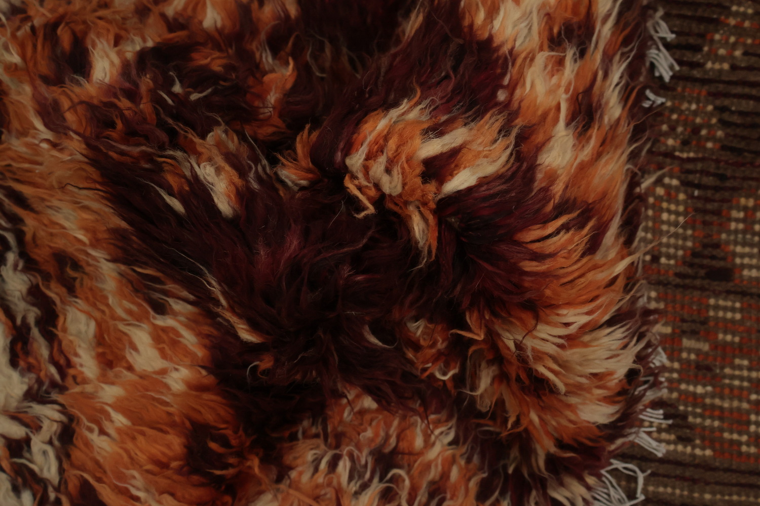 Artisan Made Moroccan Large Area Rug 10x13 in Rich Earthy Hues